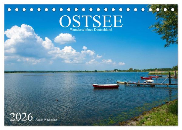 OSTSEE Wunderschönes Deutschland (Tischkalender 2026 DIN A5 quer), CALVENDO Monatskalender