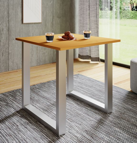 Produktbild: Premium Holz Esstisch K&uuml;chentisch Xona U 80x50
