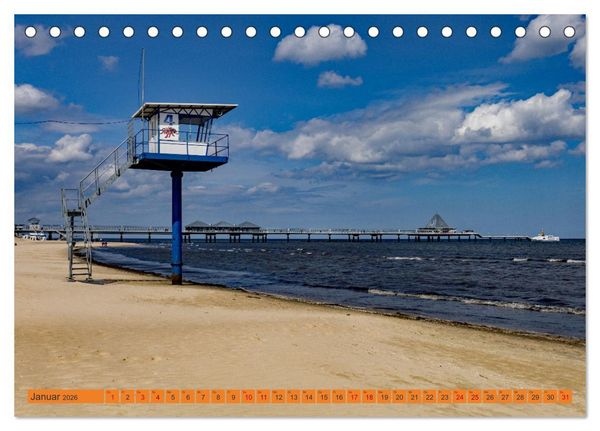 Produktbild: Mein Kaiserbad Heringsdorf (Tischkalender 2026 DIN A5 quer), CALVENDO Monatskalender