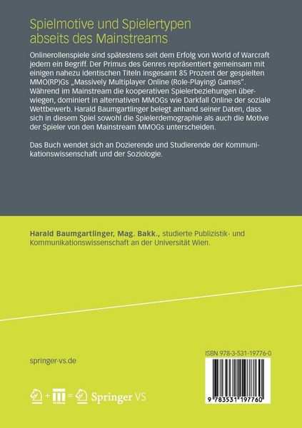 Produktbild: Spielmotive und Spielertypen abseits des Mainstreams