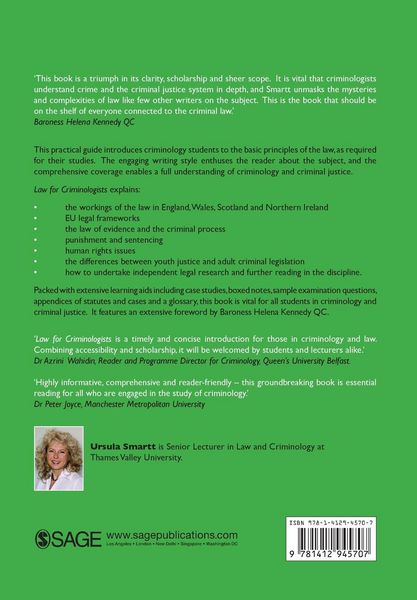 Produktbild: Law for Criminologists