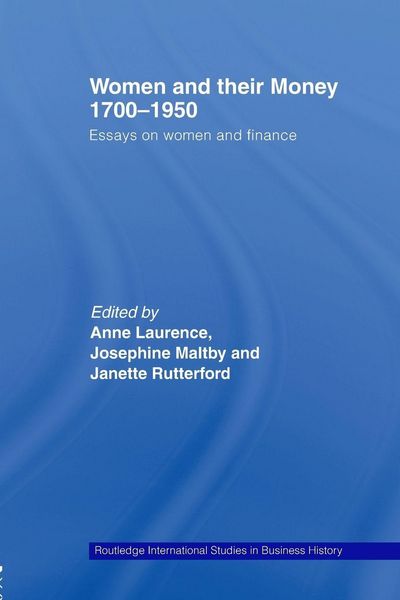 Produktbild: Women and Their Money 1700-1950