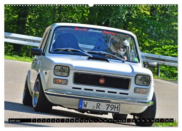 Produktbild: Italienische Oldtimer am Berg (Wandkalender 2026 DIN A2 quer), CALVENDO Monatskalender