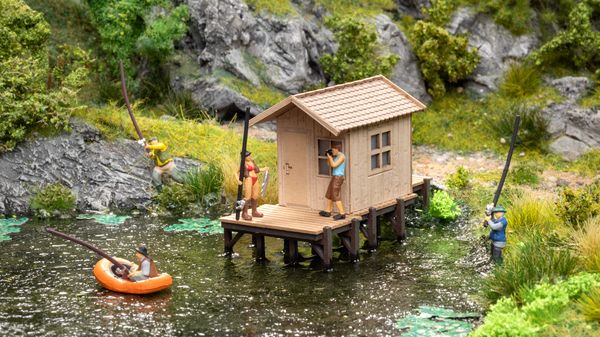 Produktbild: NOCH 14262 H0 L-C minis \"Fischerh&uuml;tte\" Bausatz