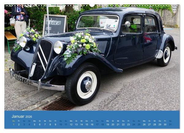 Produktbild: Citroen Traction Avant (hochwertiger Premium Wandkalender 2026 DIN A2 quer), Kunstdruck in Hochglanz