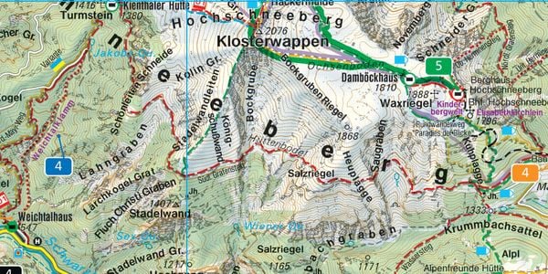 Produktbild: freytag & berndt Wanderkarte WK 022 OUP Rax - Schneeberg 1:40.000