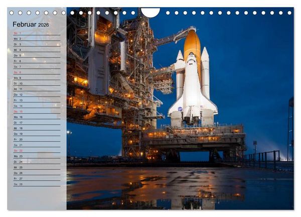 Produktbild: Missionen im Weltall (Wandkalender 2026 DIN A4 quer), CALVENDO Monatskalender
