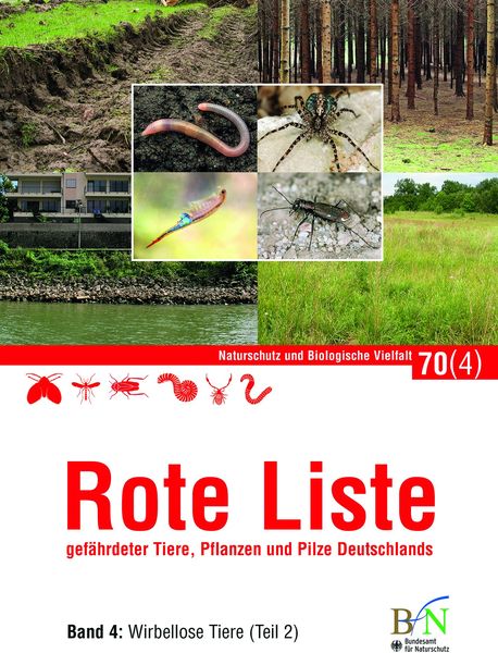 Produktbild: NaBiV Heft 70/4: Rote Liste gef&auml;hrdeter Tiere, Pflanzen und Pilze Deutschlands - Band 4: Wirbellose Tiere (Teil 2)