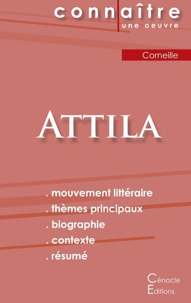 Produktbild: Fiche de lecture Attila de Corneille (Analyse litt&eacute;raire de r&eacute;f&eacute;rence et r&eacute;sum&eacute; complet)