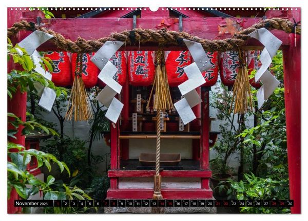 Produktbild: Kyotos Tempel - Bilder aus Japan (hochwertiger Premium Wandkalender 2026 DIN A2 quer), Kunstdruck in Hochglanz