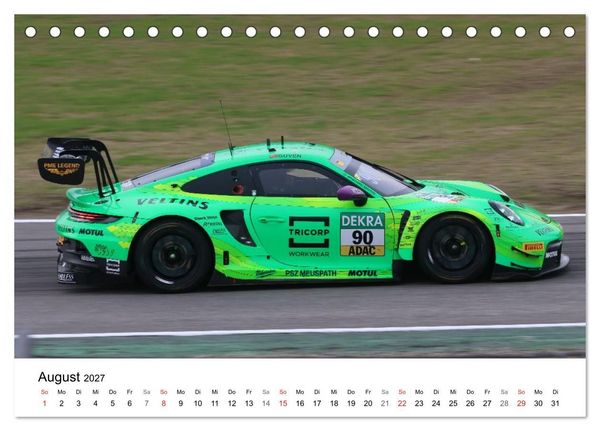 Produktbild: Motorsport aus Zuffenhausen (Tischkalender 2027 DIN A5 quer), CALVENDO Monatskalender