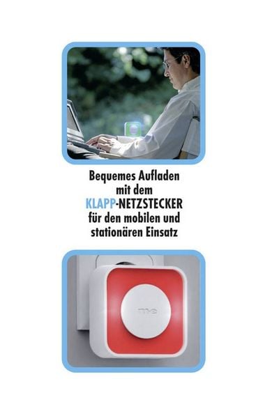 Produktbild: M-e modern-electronics 41308 Funkklingel Empf&auml;nger beleuchtet