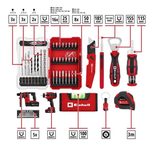 Produktbild: Einhell Werkzeug Adventskalender