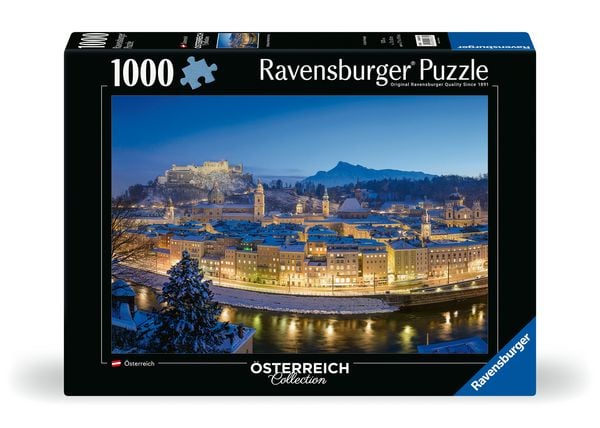 Produktbild: Erwachsenenpuzzle 1000 Teile - Salzburger Abendstimmung