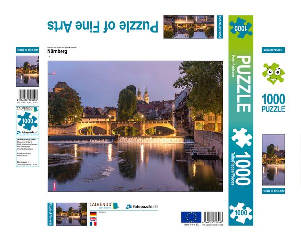 Produktbild: CALVENDO Puzzle N&uuml;rnberg | 1000 Teile Lege-Gr&ouml;&szlig;e 64x48cm Foto-Puzzle f&uuml;r gl&uuml;ckliche Stunden