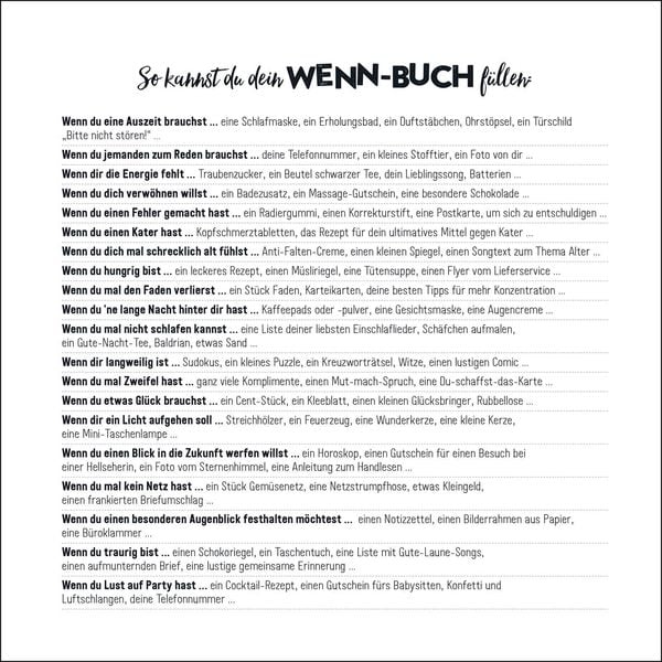 Produktbild: Wenn-Buch f&uuml;r meine Lieblingsfreundin