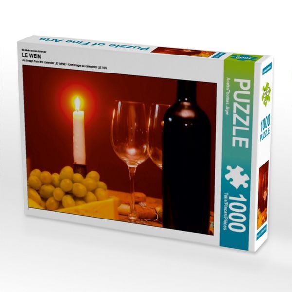 Produktbild: CALVENDO Puzzle Ein Motiv aus dem Kalender LE WEIN | 1000 Teile Lege-Gr&ouml;&szlig;e 64x48cm Foto-Puzzle f&uuml;r gl&uuml;ckliche Stunden