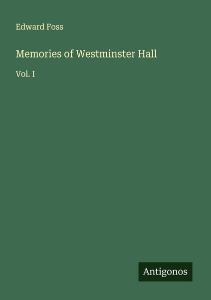 Produktbild: Memories of Westminster Hall