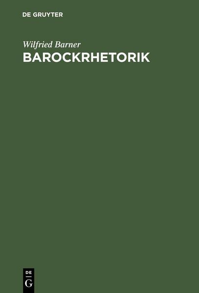 Produktbild: Barockrhetorik
