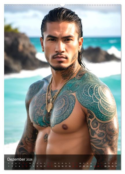 Produktbild: Tattoo Kings (Wandkalender 2026 DIN A2 hoch), CALVENDO Monatskalender
