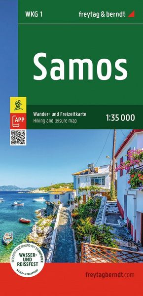 Produktbild: Freytag & berndt Wanderkarte WKG 1 Samos 1:35.000