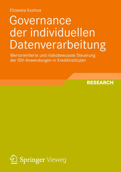 Produktbild: Governance der individuellen Datenverarbeitung
