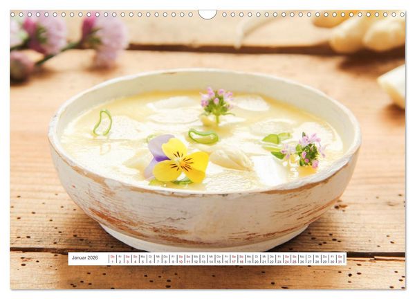 Produktbild: K&ouml;stlicher Spargel (Wandkalender 2026 DIN A3 quer), CALVENDO Monatskalender