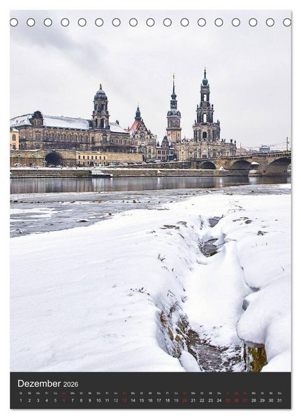 Produktbild: Mein Dresden (Tischkalender 2026 DIN A5 hoch), CALVENDO Monatskalender