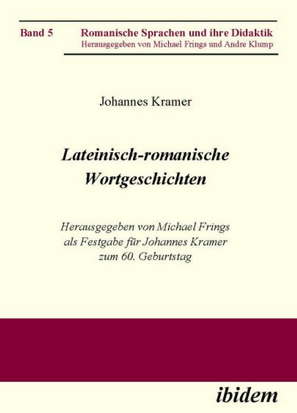 Produktbild: Lateinisch-romanische Wortgeschichten