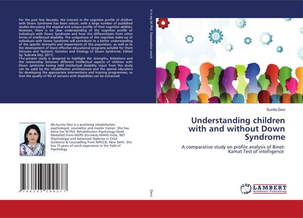 Produktbild: Understanding children with and without Down Syndrome