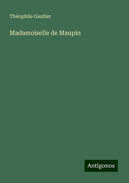 Madamoiselle de Maupin