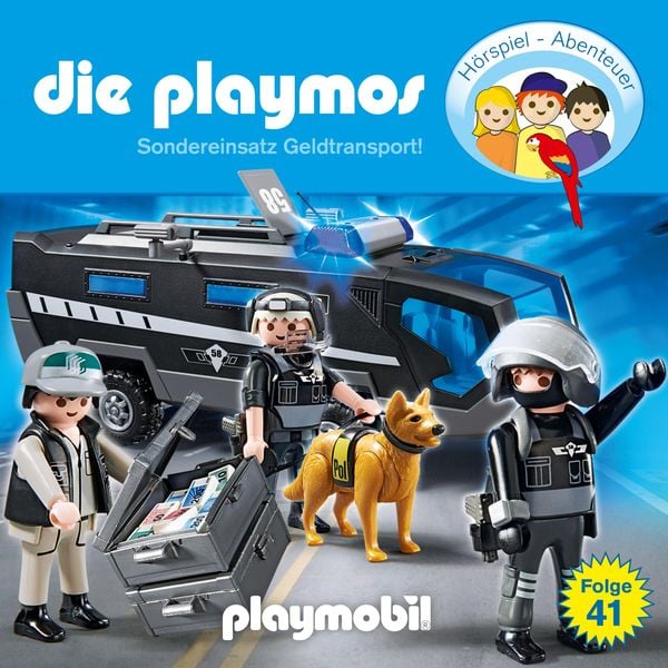 Produktbild: Die Playmos - Das Original Playmobil Hörspiel, Folge 41: Sondereinsatz Geldtransport!