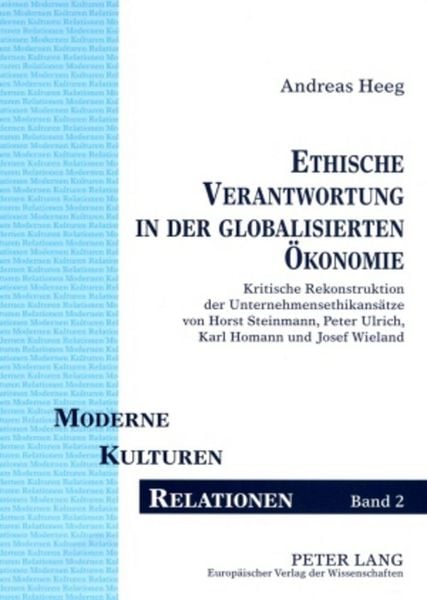 Produktbild: Ethische Verantwortung in der globalisierten &Ouml;konomie