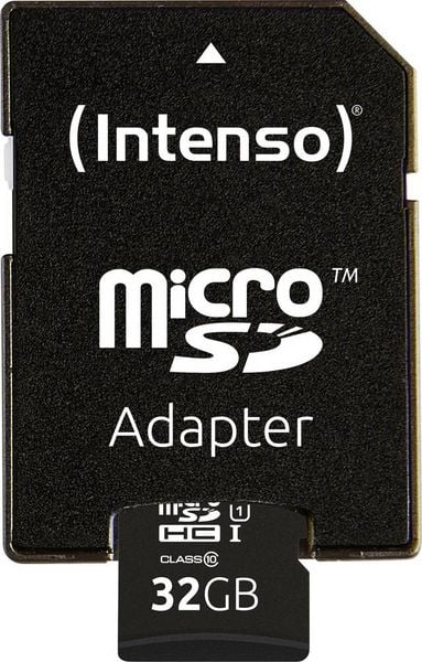 Produktbild: Intenso Professional microSDHC-Karte 32 GB Class 10, UHS-I inkl. SD-Adapter