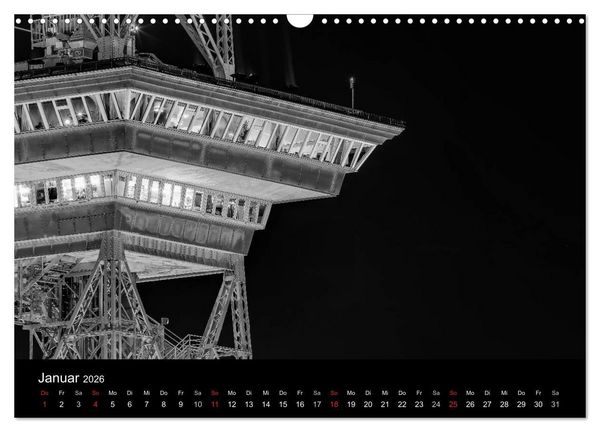 Produktbild: Berlin Monochrome (Wandkalender 2026 DIN A3 quer), CALVENDO Monatskalender