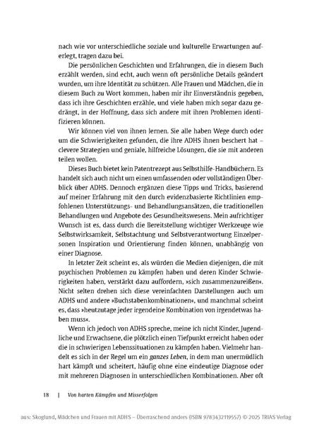Produktbild: M&auml;dchen und Frauen mit ADHS