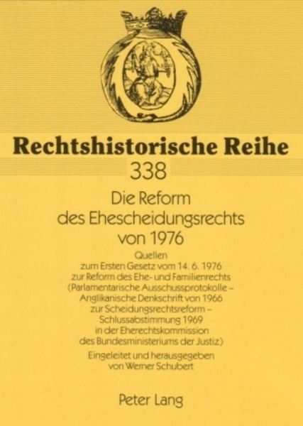 Produktbild: Die Reform des Ehescheidungsrechts von 1976