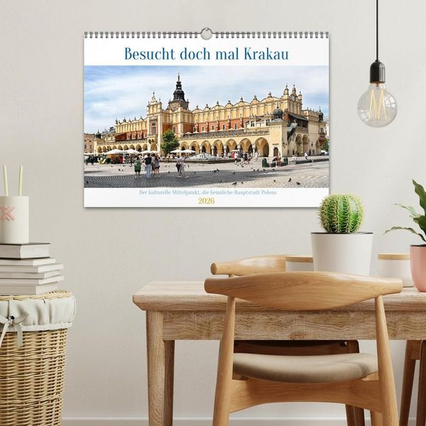 Produktbild: Besucht doch mal Krakau (Wandkalender 2026 DIN A3 quer), CALVENDO Monatskalender