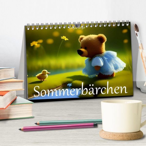 Produktbild: Sommerb&auml;rchen (Tischkalender 2026 DIN A5 quer), CALVENDO Monatskalender