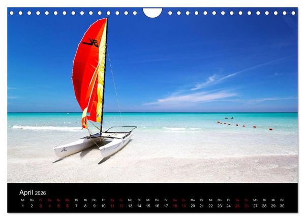 Produktbild: Kuba Varadero 2026 Leben im Paradies (Wandkalender 2026 DIN A4 quer), CALVENDO Monatskalender