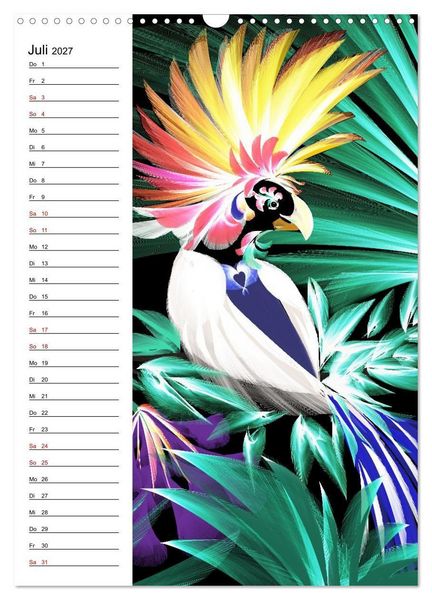 Produktbild: Textile Gewebekunst (Wandkalender 2027 DIN A3 hoch), CALVENDO Monatskalender