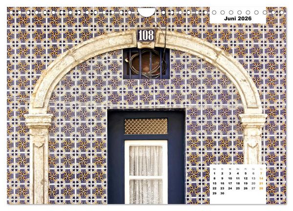 Produktbild: Lissabons Azulejos (Wandkalender 2026 DIN A4 quer), CALVENDO Monatskalender