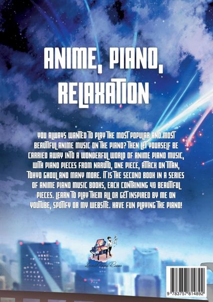 Produktbild: Anime Piano, Compendium Two: Easy Anime Piano Sheet Music Book for Beginners and Advanced