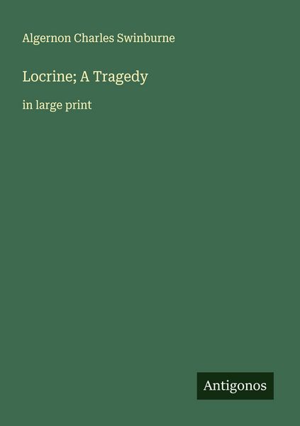 Produktbild: Locrine; A Tragedy