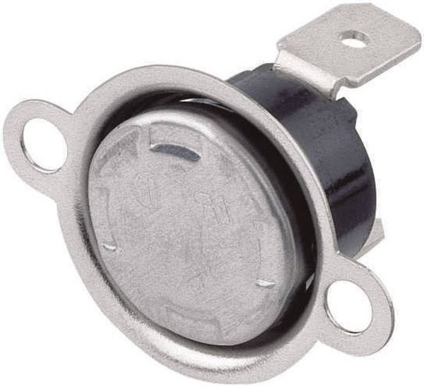 Produktbild: TRU COMPONENTS Bimetallschalter 250 V 10 A &Ouml;ffnungstemperatur (&plusmn; 5&deg;C) 75 &deg;C Schlie&szlig;-Temperatur 65 &deg;C 1 St.