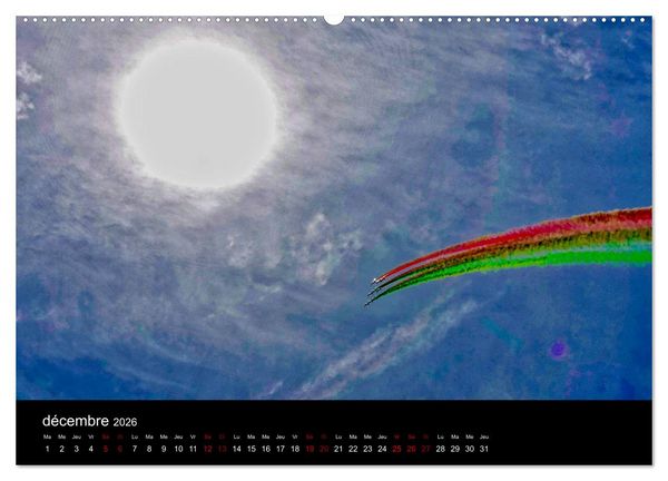 Produktbild: Les Frecce Tricolori (Calendrier mural 2026 DIN A2 vertical) calendrier de bureau