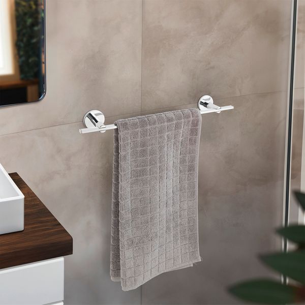 Produktbild: UV-Loc&reg; Badetuchstange Uno Mod. Isera 40 cm, Befestigen ohne Bohren mit innovativem Klebesystem