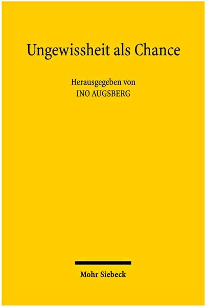 Produktbild: Ungewissheit als Chance