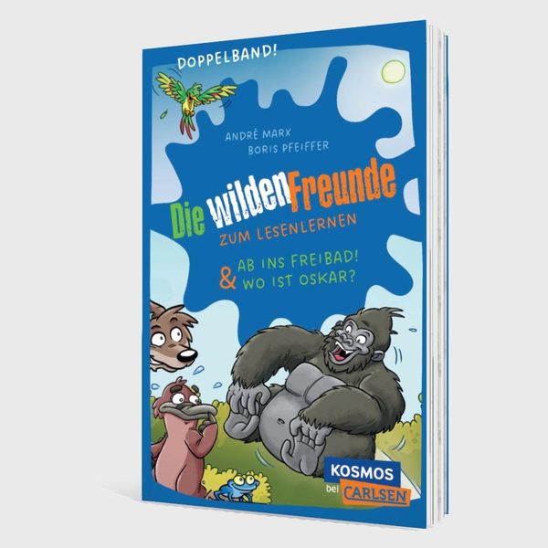 Produktbild: Die wilden Freunde: Doppelband. Enthält die Bände: Ab ins Freibad! / Wo ist Oskar?