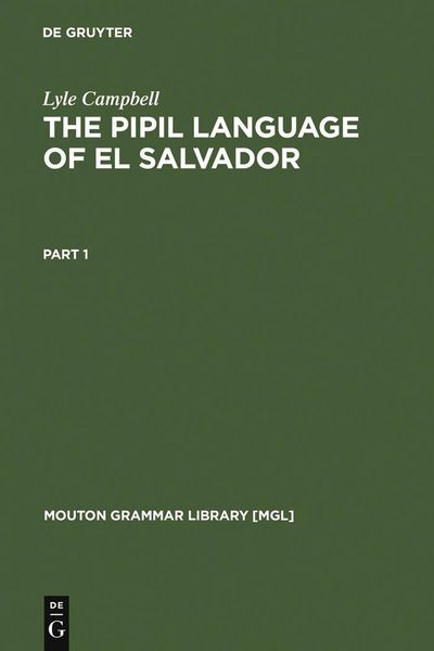 Produktbild: The Pipil Language of El Salvador